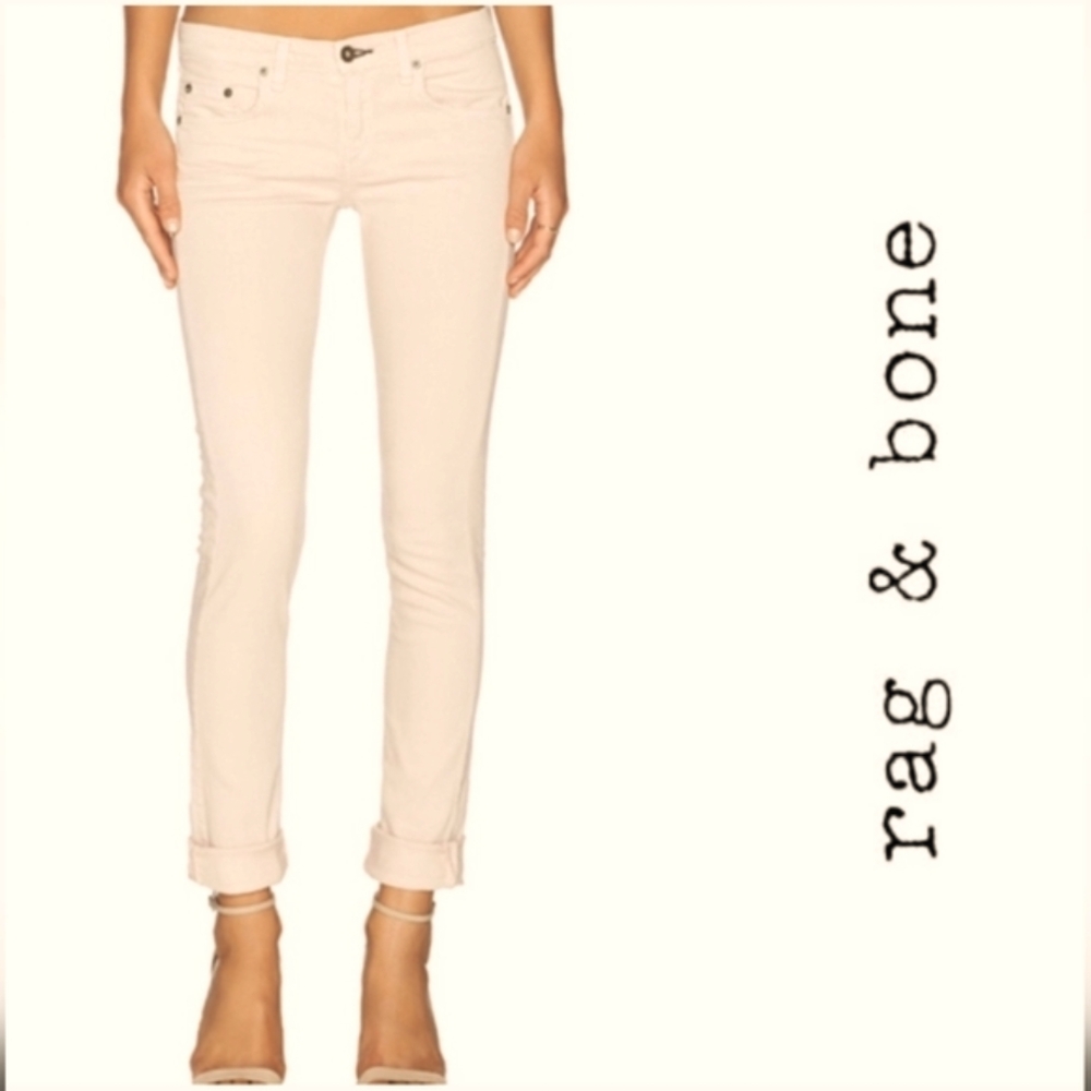 Rag and Bone Aged Pumice the Dre skinny jeans size 24
